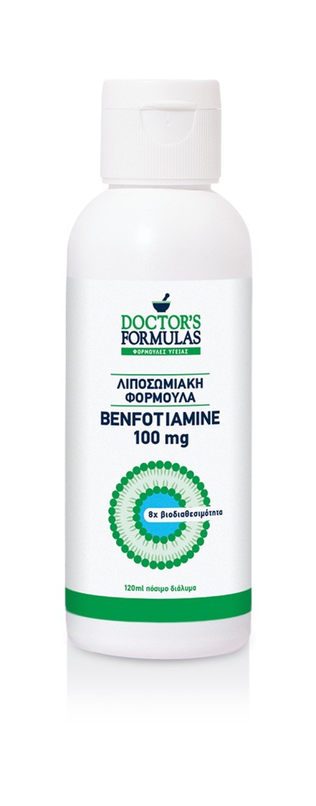 Doctors Formulas Benfotiamine 100mg Λιποσωμιακή Φόρμουλα 120ml