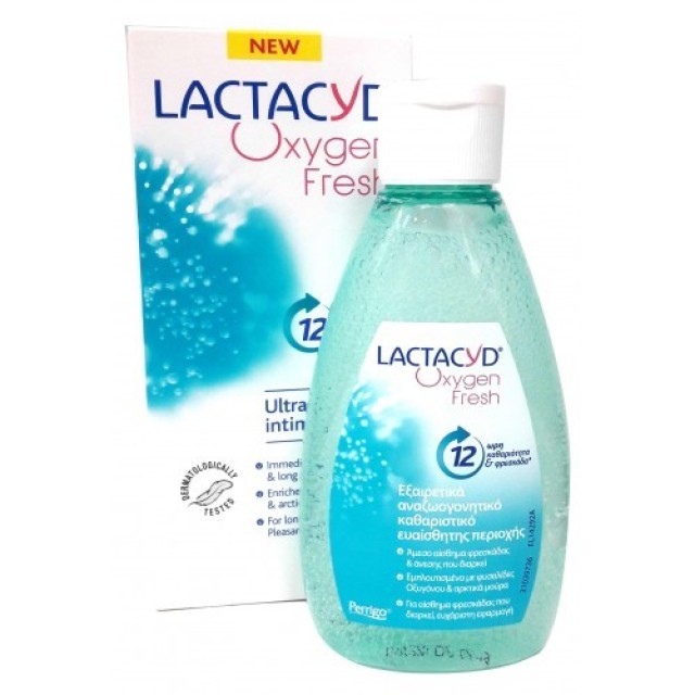 Lactacyd Oxygen Fresh Καθαριστικό Ευαίσθητης Περιοχής 200ml
