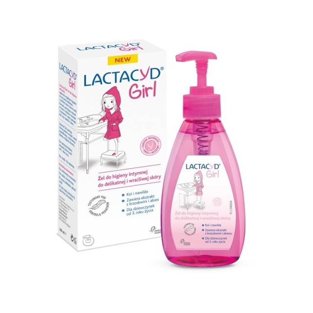 Lactacyd Girl Καθαριστικό Ευαίσθητης Περιοχής για Κορίτσια από 3 Ετών 200ml