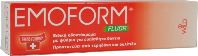 Emoform Fluor Οδοντόκρεμα με Φθόριο για Ευαίσθητα Δόντια 50ml