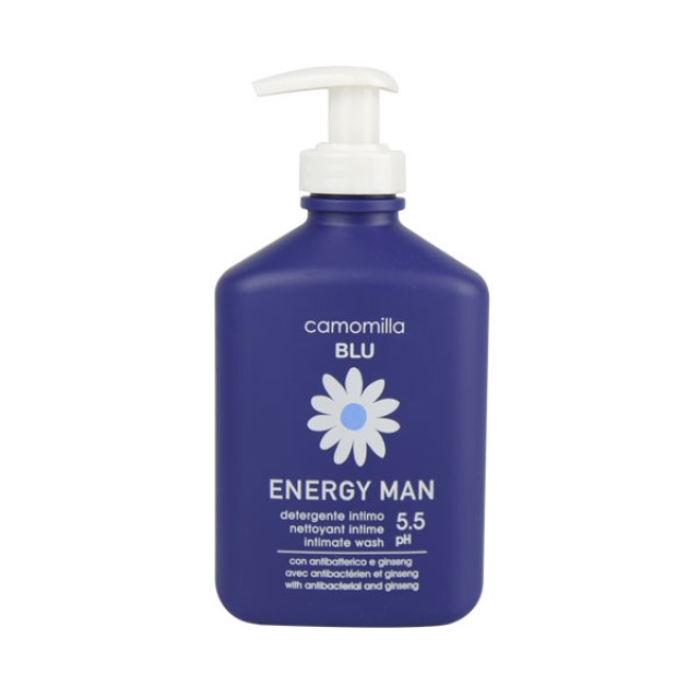 Camomilla Blu Energy Man pH 5.5 Υγρό Καθαρισμού για την Eυαίσθητη Περιοχή του Άνδρα 300ml