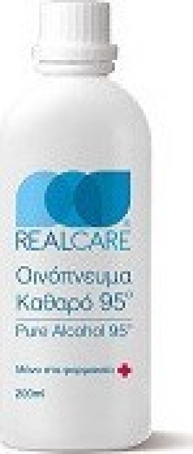 Real Care Οινόπνευμα Καθαρό 95 200ml