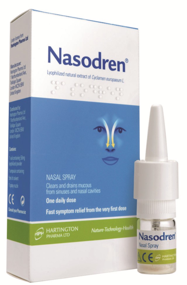 PharmaQ Nasodren Nasal Spray Ρινικό Σπρέυ Αποσυμφόρησης 50ml