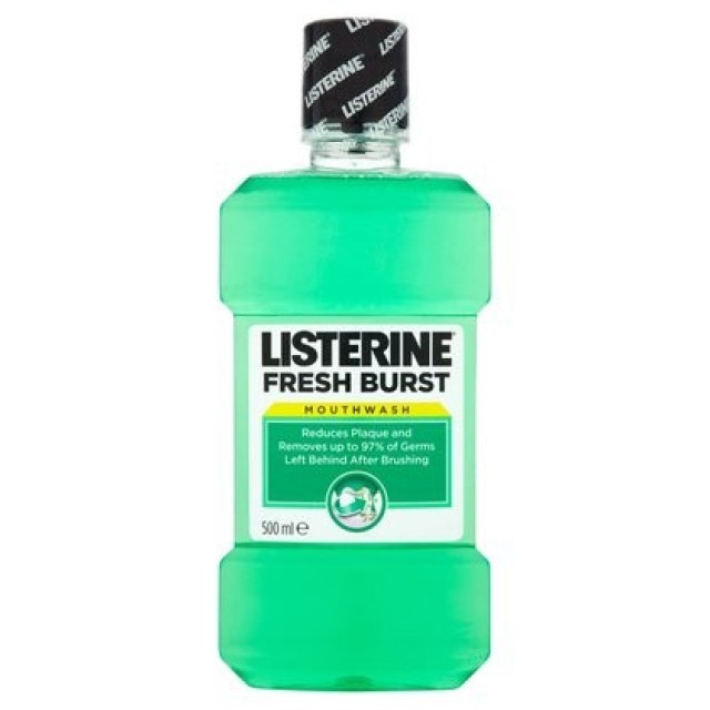 Listerine Freshburst Στοματικό Διάλυμα Κατά της Οδοντικής Πλάκας 500ml