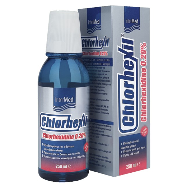 Intermed Chlorhexil 0.20% Στοματικό Διάλυμα 250ml