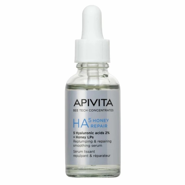Apivita Bee Tech Concentrates HA5 Honey Repair Ορός Επανόρθωσης και Λείανσης της Επιδερμίδας με 5 Υαλουρονικά Οξέα και Μέλι 30ml