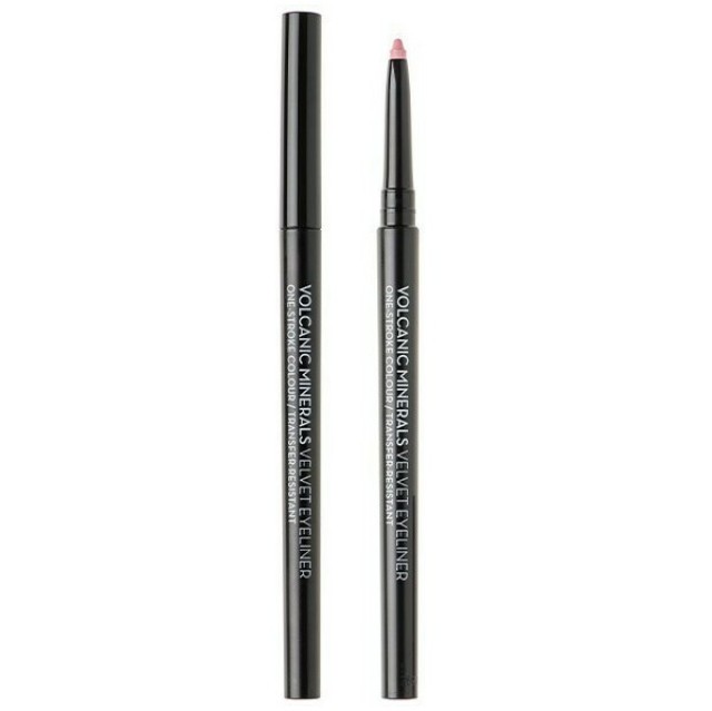 Korres Volcanic Mineral Velvet Eyeliner No 25 Velvet Bubblegum Μηχανικό Μολύβι Ματιών με Μεγαλη Διάρκεια 1τμχ