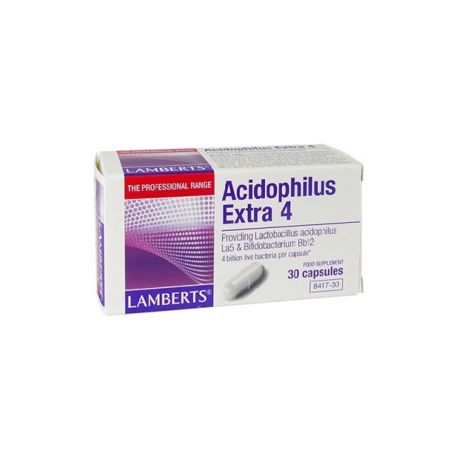 Lamberts Acidophilus Extra 4 Προβιοτικό Σκεύασμα 30Caps