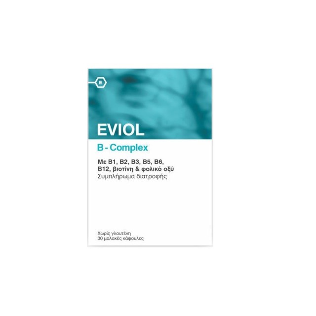 Eviol B-Complex Φυσιολογική Λειτουργία Νευρικού Συστήματος 60Soft Caps