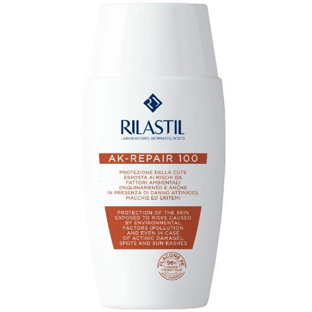 Rilastil AΚ 100-Repair Fluid Λεπτόρρευστη Αντηλιακή Προσώπου SPF50+ 50ml