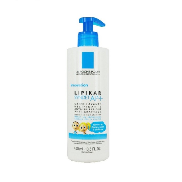 La Roche Posay Lipikar Syndet AP+ Κρέμα Καθαρισμού Αναπλήρωσης Λιπιδίων 400ml