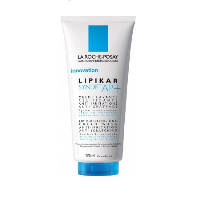 La Roche Posay Lipikar Syndet AP+ Κρέμα Καθαρισμού Αναπλήρωσης Λιπιδίων 200ml