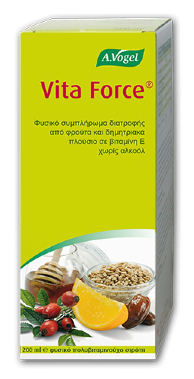 A.Vogel Vita Force Πολυβιταμινούχο Σιρόπι για Ενέργεια 200ml