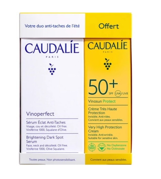 Caudalie Vinoperfect Radiance Serum Ορός Κατά των Πανάδων 30ml & Δώρο Vinosun Ocean Protect SPF50+, 25ml