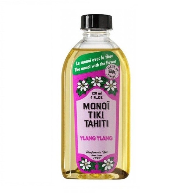 Monoi Tiki Tahiti Ylang Ylang Oil Αγνό Λάδι Καρύδας με Άρωμα Ylang Ylang 120ml