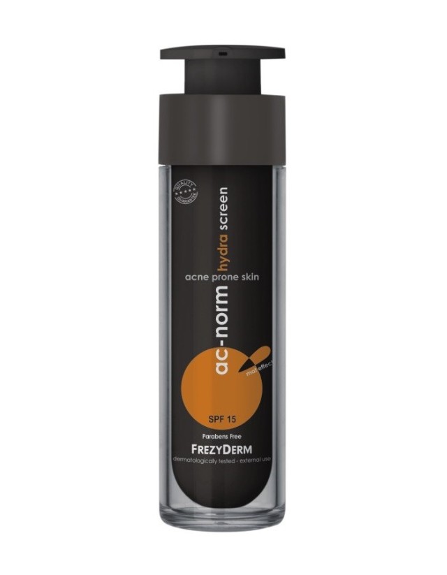 FrezyDerm Ac-Norm Hydra Screen SPF15 Ενυδατική Αντηλιακή Κρέμα για Ακνεϊκό Δέρμα 50ml