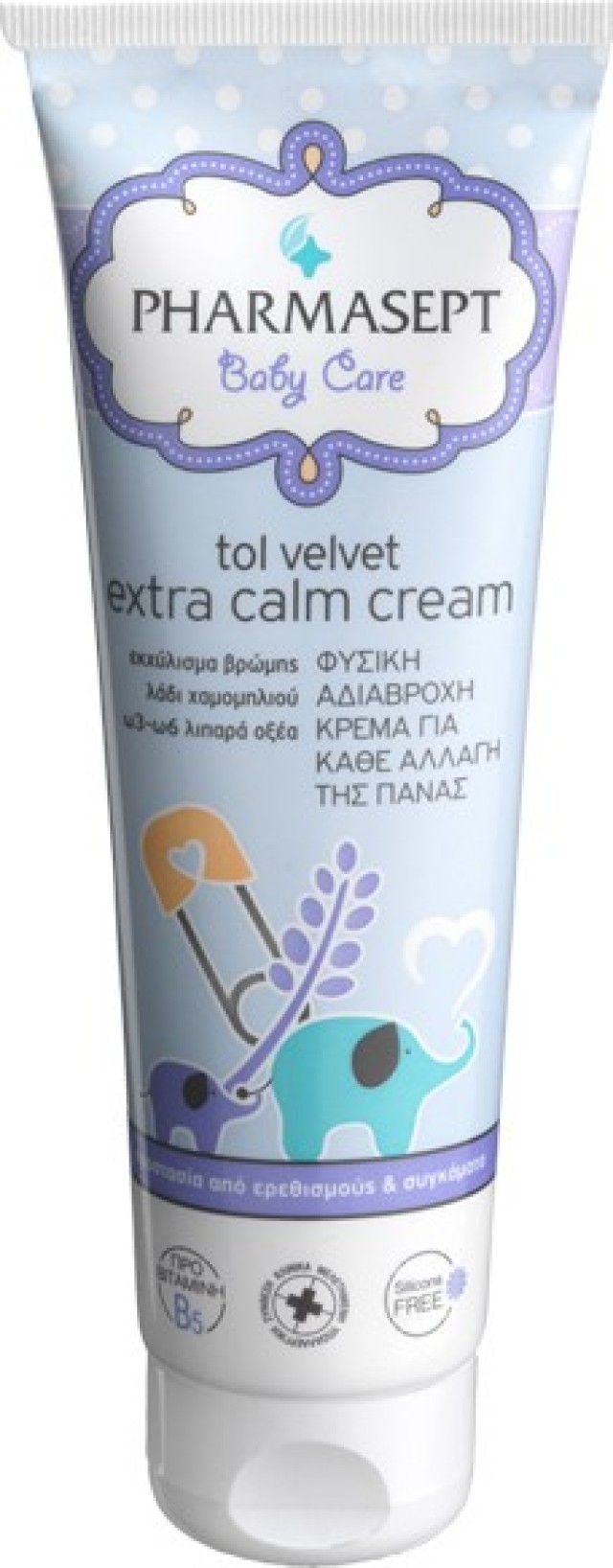 Pharmasept Tol Velvet Baby Extra Calm Cream Προστατευτική Κρέμα για Αλλαγή Πάνας 150ml