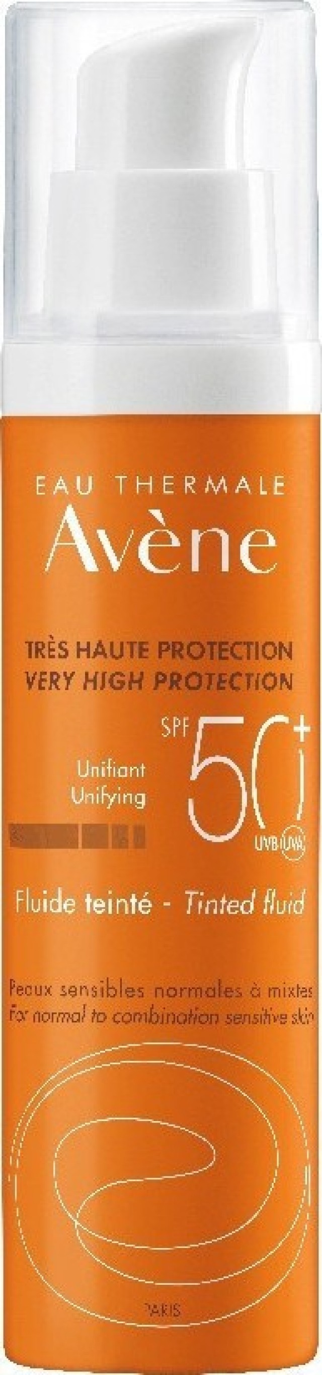 Avene High Protection Tinted Fluid SPF50+ -Αντηλιακή Κρέμα Προσώπου με Χρώμα, 50ml