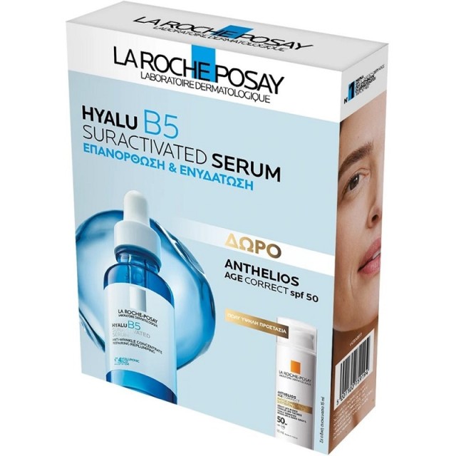 La Roche Posay Promo Hyalu B5 Suractivated Serum + Δώρο Anthelios Age Correct SPF50+ 15ml