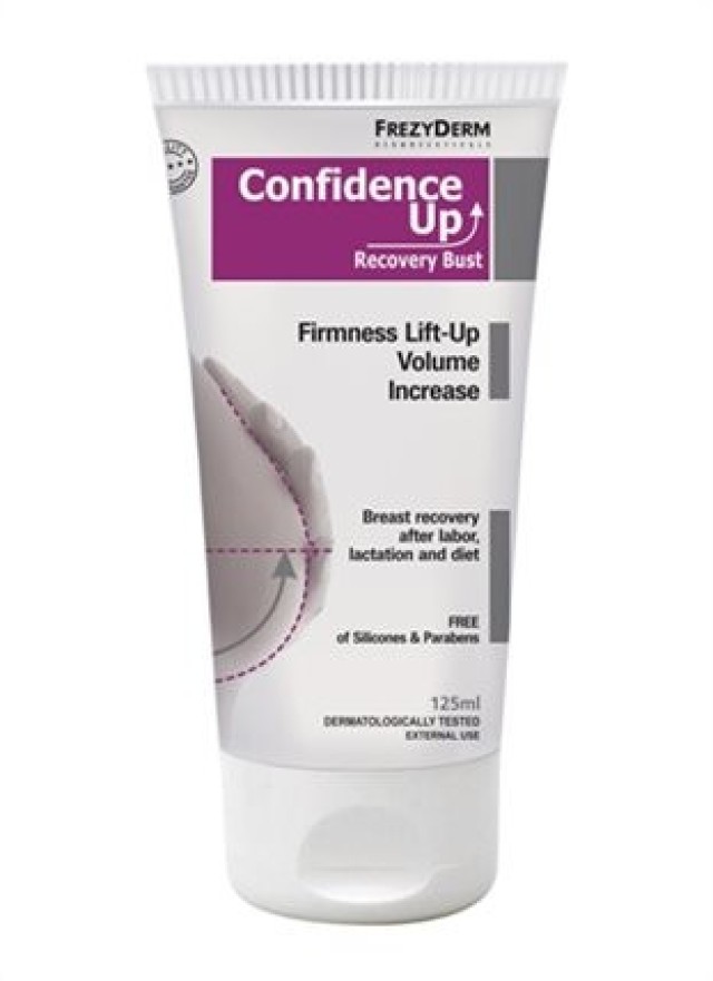 Frezyderm Confidence Up Cream Gel - Απαλή κρέμα ? gel για την ανόρθωση, τη σύσφιξη και την αύξηση όγκου του στήθους, 125ml