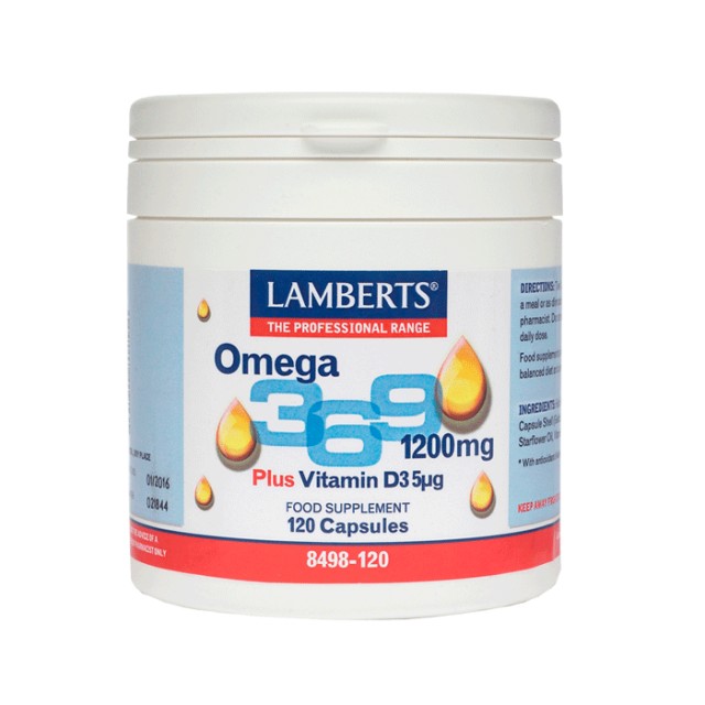 Lamberts Omega 3-6-9 Λιπαρά Οξέα 1200mg - 120caps
