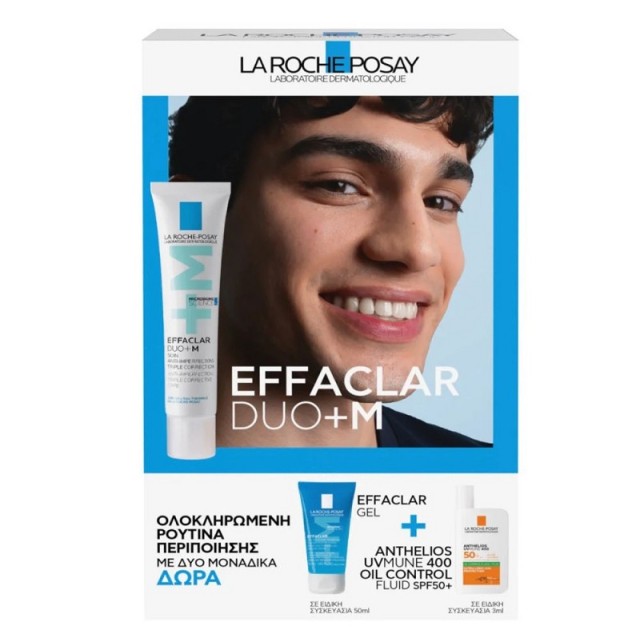 La Roche Posay Promo Effaclar Duo+Μ Cream Επανορθωτική Κρέμα 40ml & Δώρο Effaclar Gel 50ml & Anthelios Oil Control Fluid SPF50 3ml