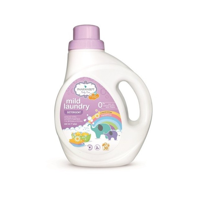 Pharmasept Baby Care Mild Laundry Detergent Απορρυπαντικό για τα Βρεφικά Ρούχα, 1lt