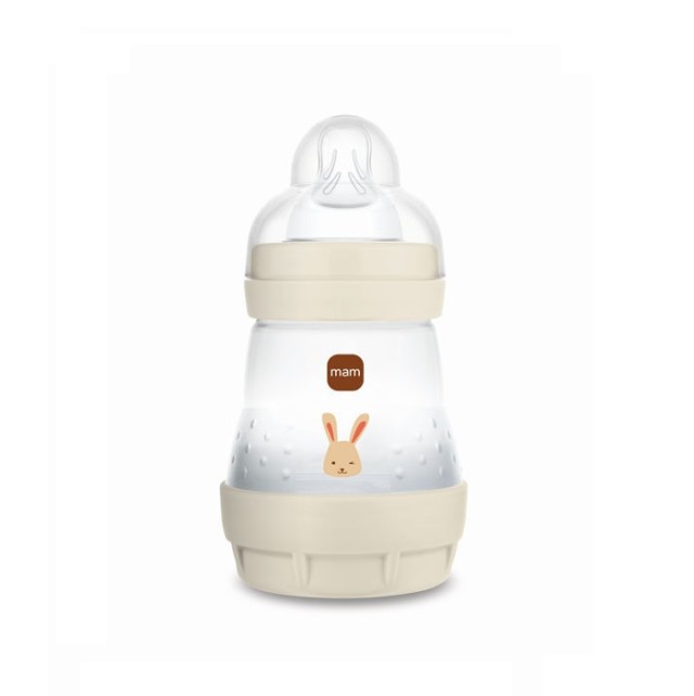 Mam Μπιμπερό Easy Start Anti-Colic 0+ μηνών 160ml Κρεμ
