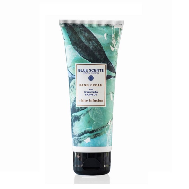 Blue Scents Hand Cream White Infusion Ενυδατική Κρέμα Χεριών με Αρωματικές Νότες Κίτρου & Λευκού Τσαγιού 75ml