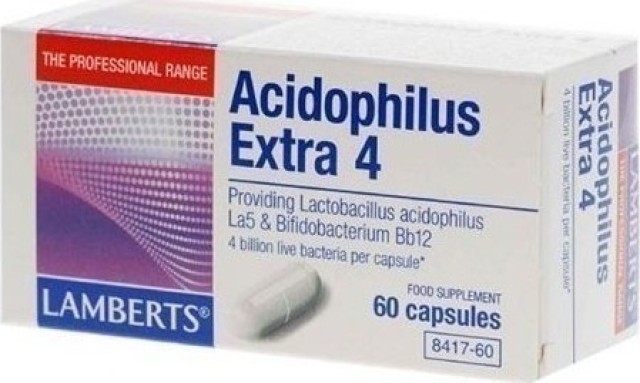 Lamberts Acidophilus Extra 4 Προβιοτικό Σκεύασμα 60 Capsules  ΛΗΞΗ 11/23