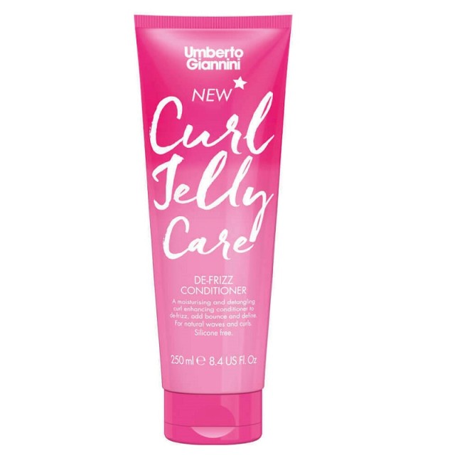 Umberto Giannini Curl Jelly Care De-Frizz Conditioner Μαλακτική Κρέμα Μαλλιών Κατα του Φριζαρίσματος 250ml