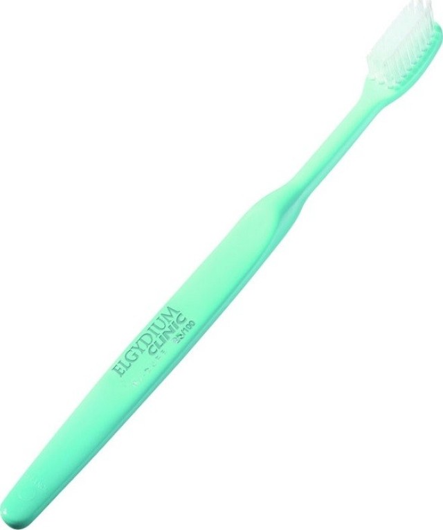 Elgydium Clinic 15/100 Extra Soft Πολύ Μαλακή Οδοντόβουρτσα, Πράσινη 1τμχ