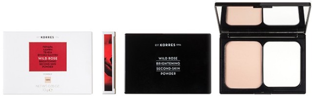 Korres Wild Rose Brightening Second Skin Powder WRP2 Άγριο Τριαντάφυλλο Πούδρα 10gr