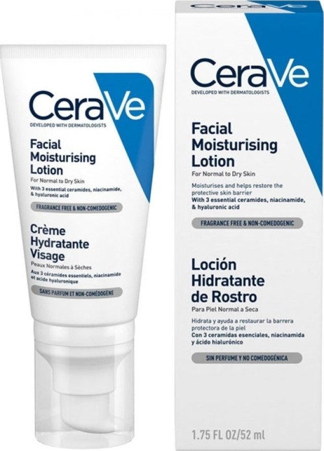 CeraVe Ενυδατική Κρέμα Προσώπου 52ml