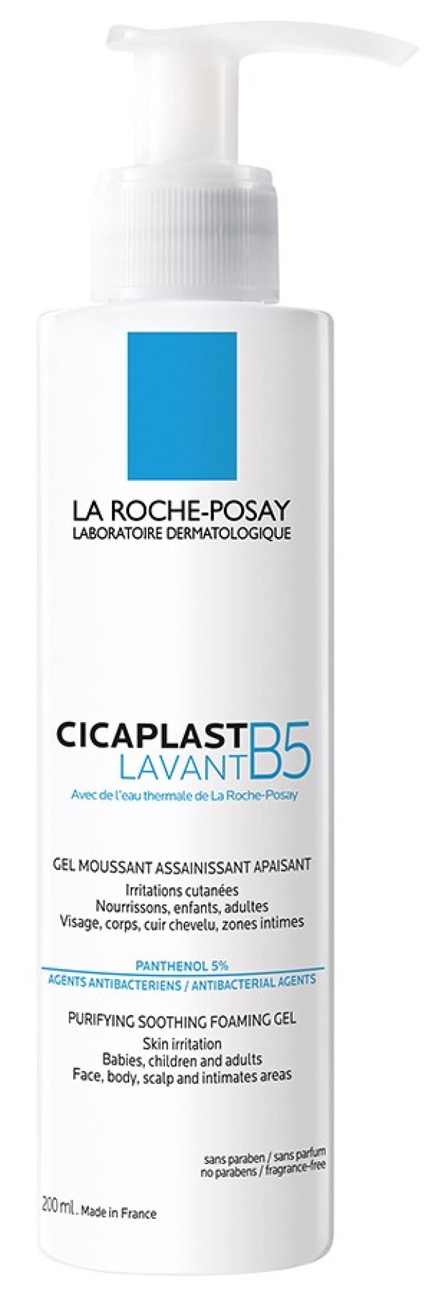 La Roche Posay Posay Cicaplast B5 Gel Lavante Καταπραϋντικό Τζελ Καθαρισμού Βρέφη-Ενήλικες 200ml