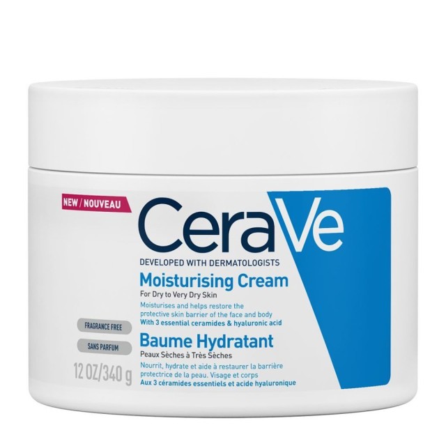 CeraVe Ενυδατική Κρέμα για Ξηρό - Πολύ Ξηρό Δέρμα 340gr