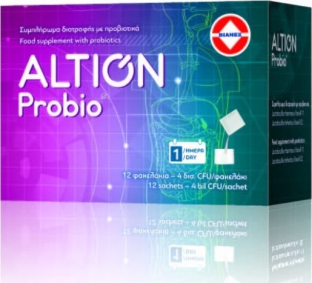 Altion Probio Συμπλήρωμα διατροφής με Προβιοτικά 12 Φακελάκια