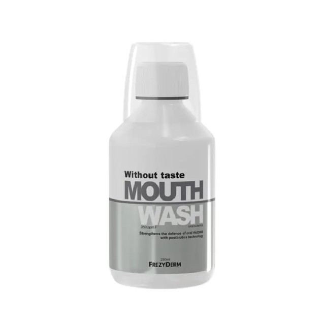 Frezyderm Without Taste Mouthwash Στοματικό Διάλυμα Χωρίς Γεύση & Άρωμα 250ml