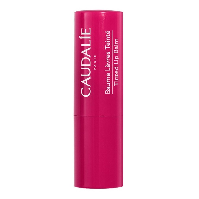 Caudalie Tinted Lip Balm Ενυδατικό Στικ Για Τα Χείλη Με Χρώμα & Άρωμα Σμέουρου 4.5gr