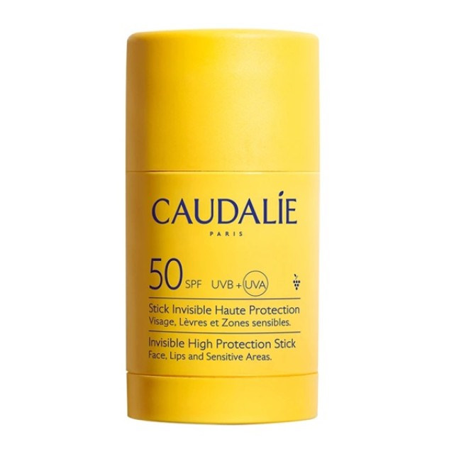 Caudalie Vinosun Protect High Protection Invisible Stick Spf50 Αντηλιακό Stick για Πρόσωπο, Χείλη & Ευαίσθητες Περιοχές 15gr