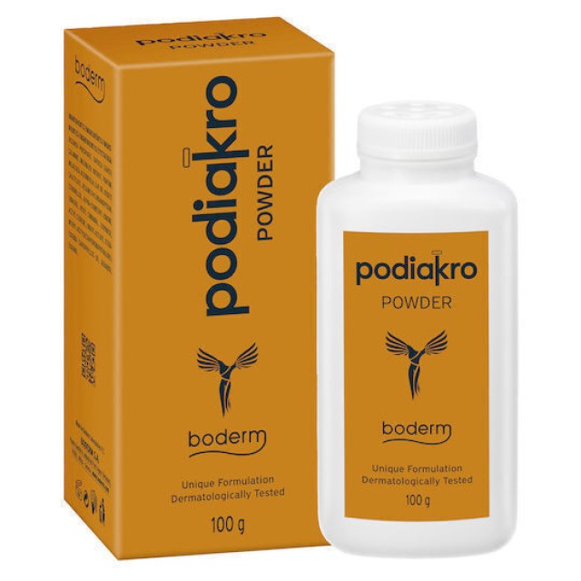 Boderm Podiakro Αποσμητική Πούδρα Ποδιών 100g
