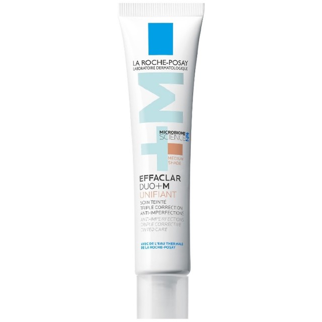 La Roche Posay Effaclar Duo+Μ Unifiant Medium Επανορθωτική Κρέμα με Χρώμα για Πρόσωπο με Ατέλειες 40ml