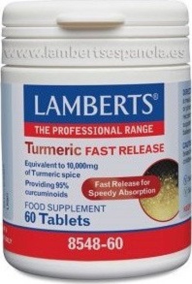 Lamberts Turmeric Fast Release 200mg 60Tabs