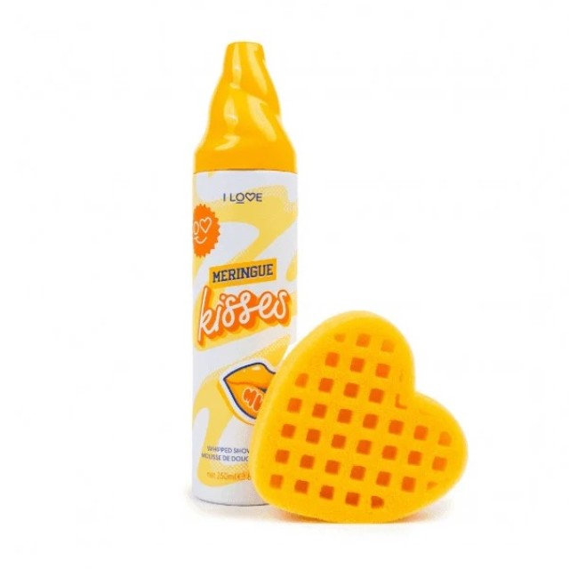 I Love Promo Breakfast Club Με Meringue Kisses Whipped Shower Foam Αφρόλουτρο Σώματος 250ml & Waffle Σφουγγάρι Απολέπισης Σώματος 1τεμ