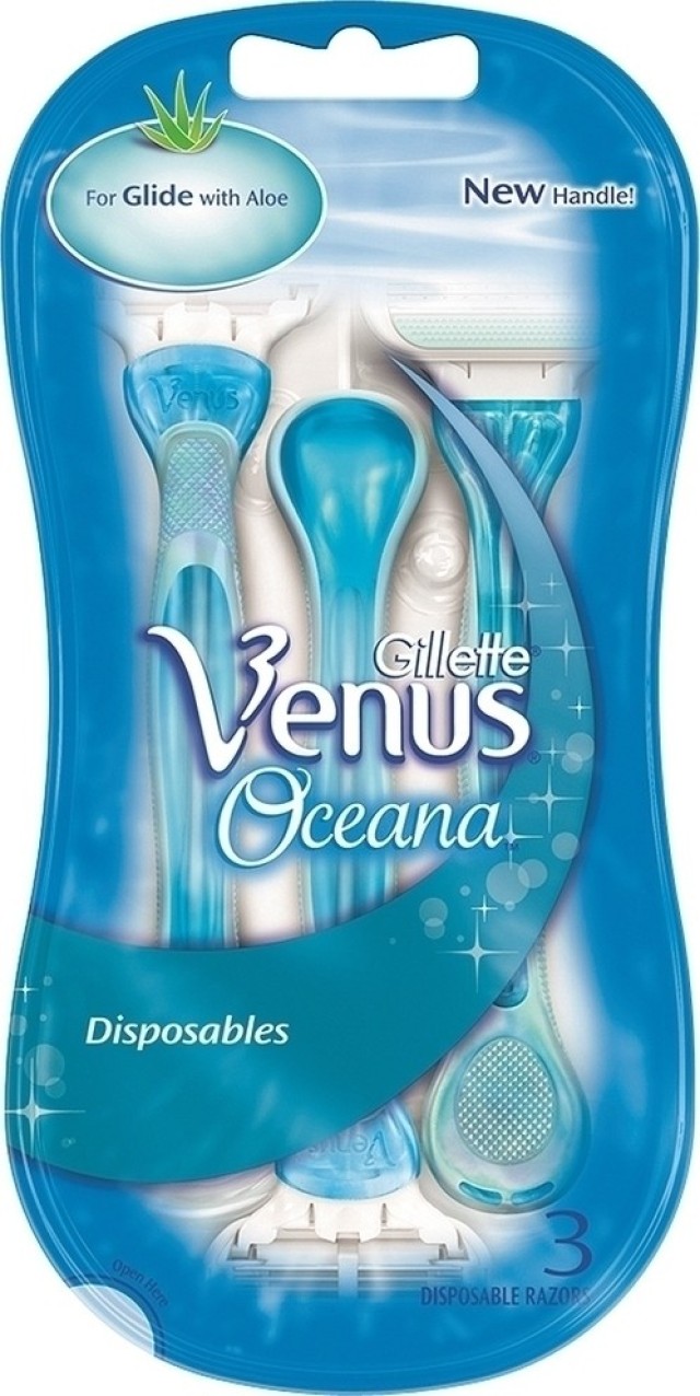 Gillette Venus Ξυραφάκια Γυναικεία Oceana 3 τεμ.