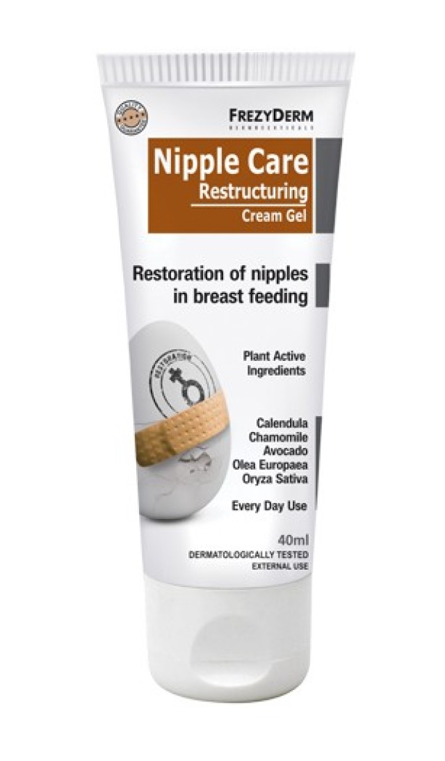 FrezyDerm Nipple Care Restructuring Cream-Gel Αναπλαστική Κρέμα Θηλών 40ml