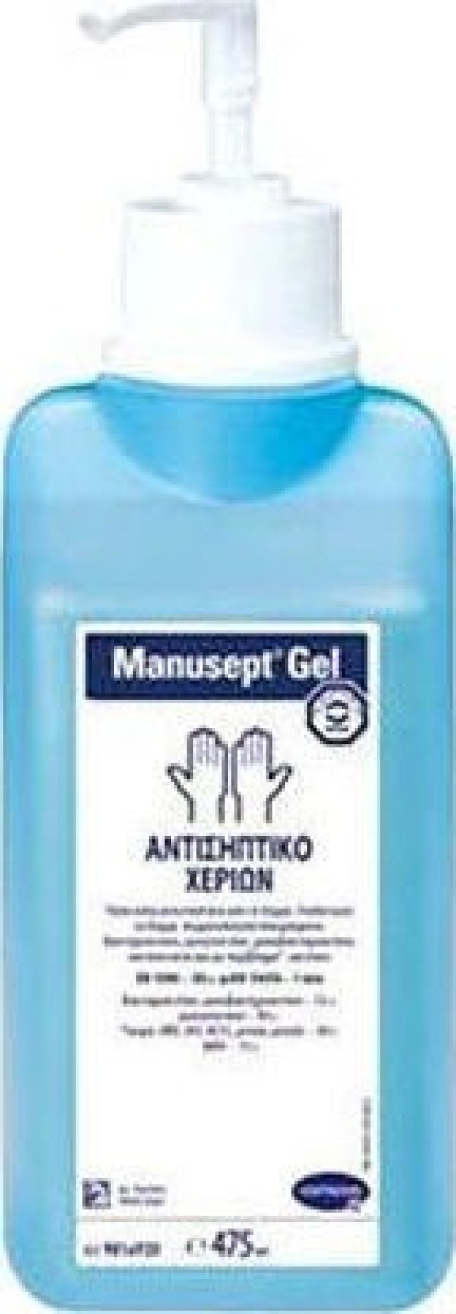 Hartmann Manusept Αντισηπτικό Gel Χεριών με Αντλία 475ml