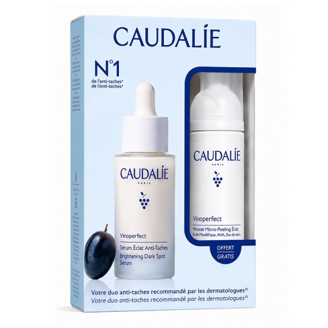 Caudalie Promo Vinoperfect Duo με Brightening Dark Spot Serum Ορός Λάμψης Κατά των Πανάδων 30ml & ΔΩΡΟ Micropeel Foam Kαθαρισμού 50ml