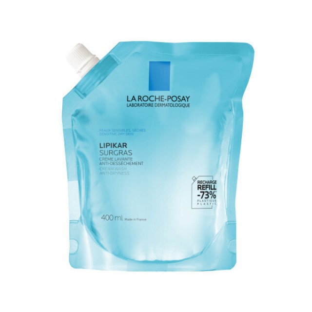 La Roche Posay Lipikar Surgras Refill Ανταλλακτικό Κρέμα Καθαρισμού Σώματος για Ξηρό Δέρμα 400ml
