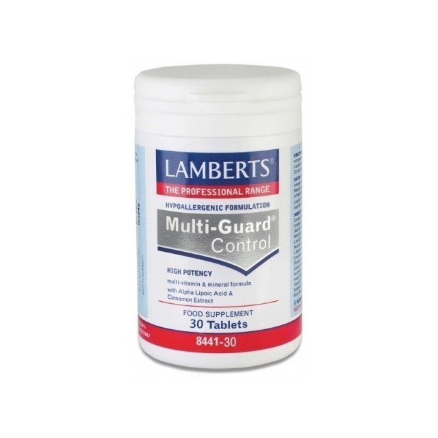 Lamberts Multi-Guard Control Πολυβιταμίνη με Αντιοξειδωτική Δράση 30 δισκία